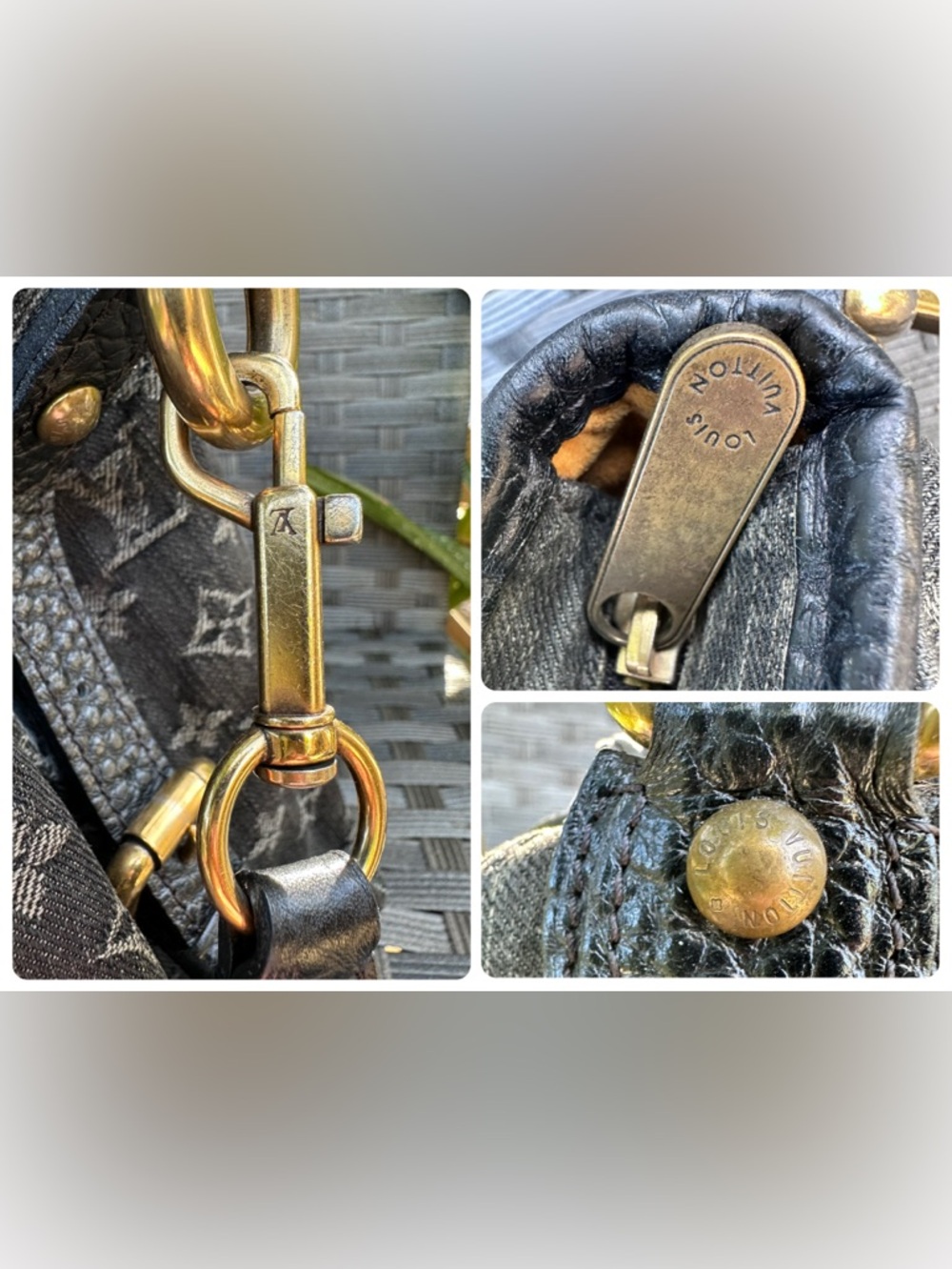 🖤Louis Vuitton Monogram Neo Cabby in Black Denim - Picture 8 of 16